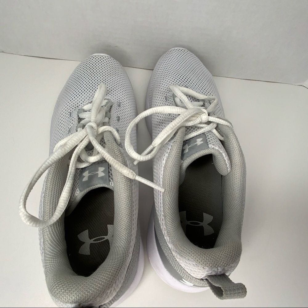 Under Armour white mesh sneakers. - Picture 8 of 15